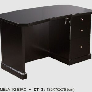Meja Kantor Donati Meja 1 setengah Biro DT - 3 (Melamic Series)