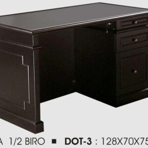 Meja Kantor Donati Meja 1setengah Biro DOT - 3 (Melamic Series)